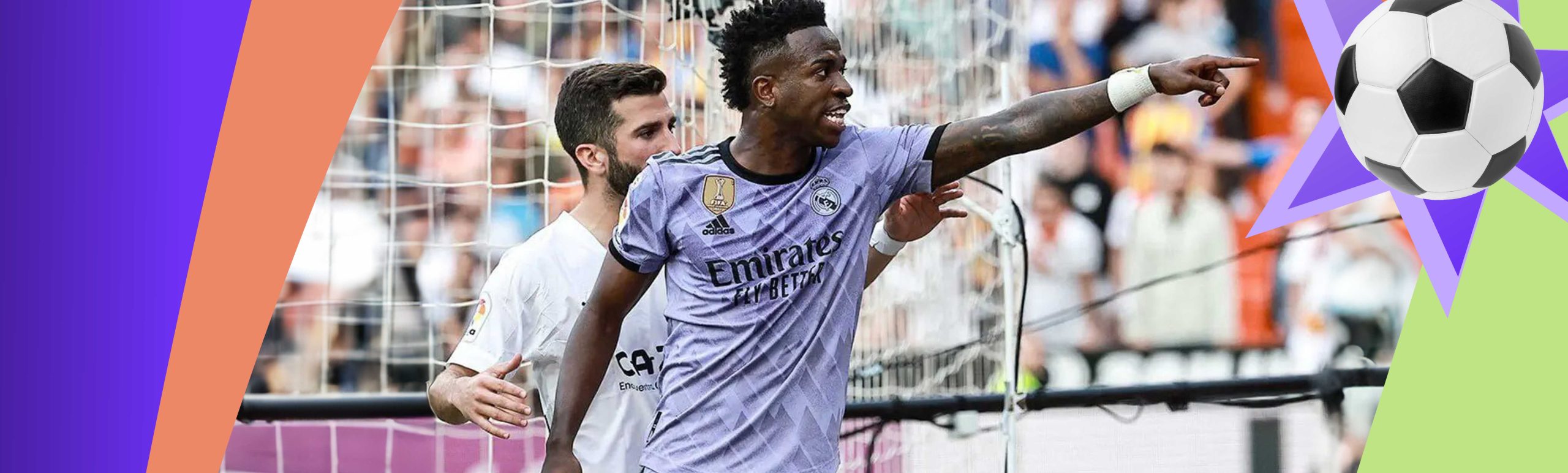 Винисиус подвергся 26 расистским оскорблениям на 10 стадионах в Испании.