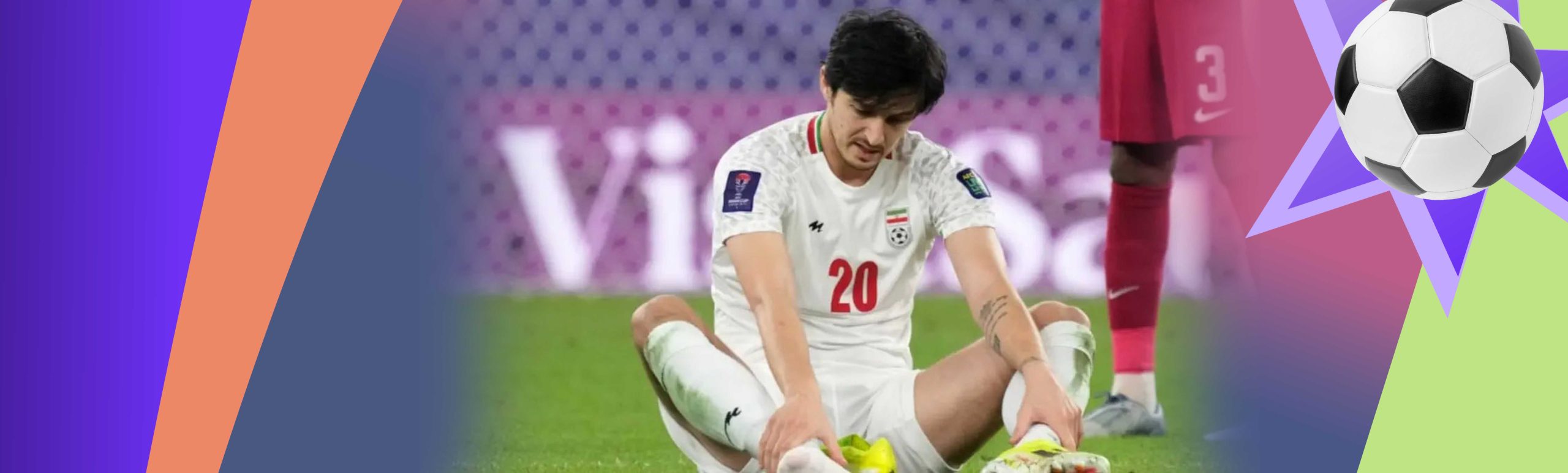 Сообщается, что Азмун отстранен от сборной Ирана из-за фотографии в социальных сетях.