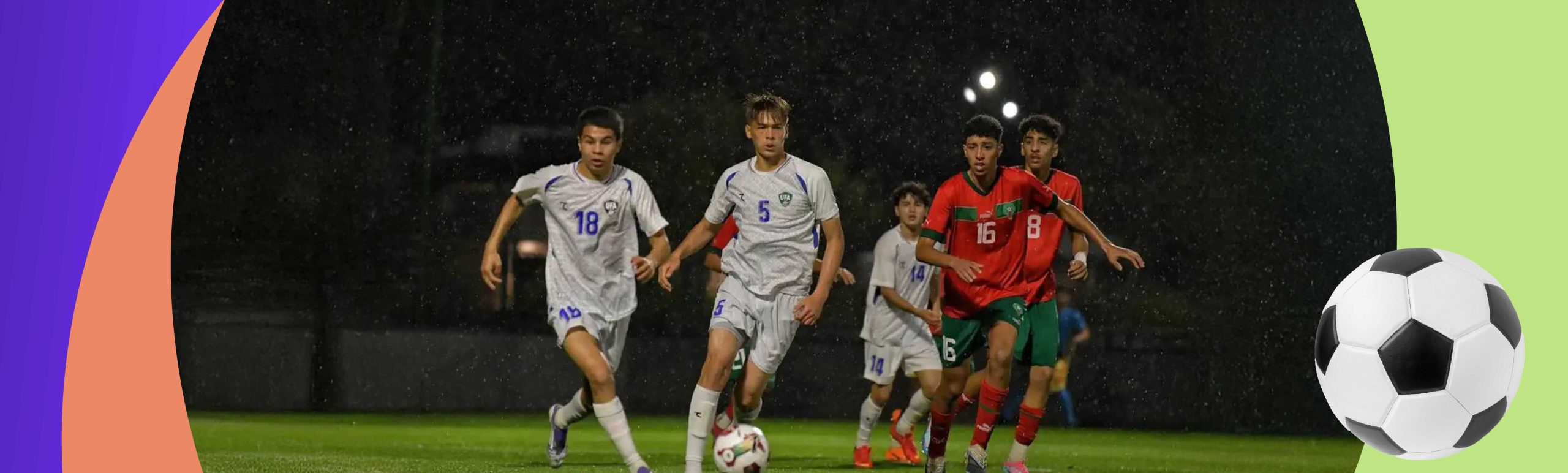 Товарищеский матч среди юношей до 17 лет. Узбекистан одержал победу над Марокко в результативном матче.