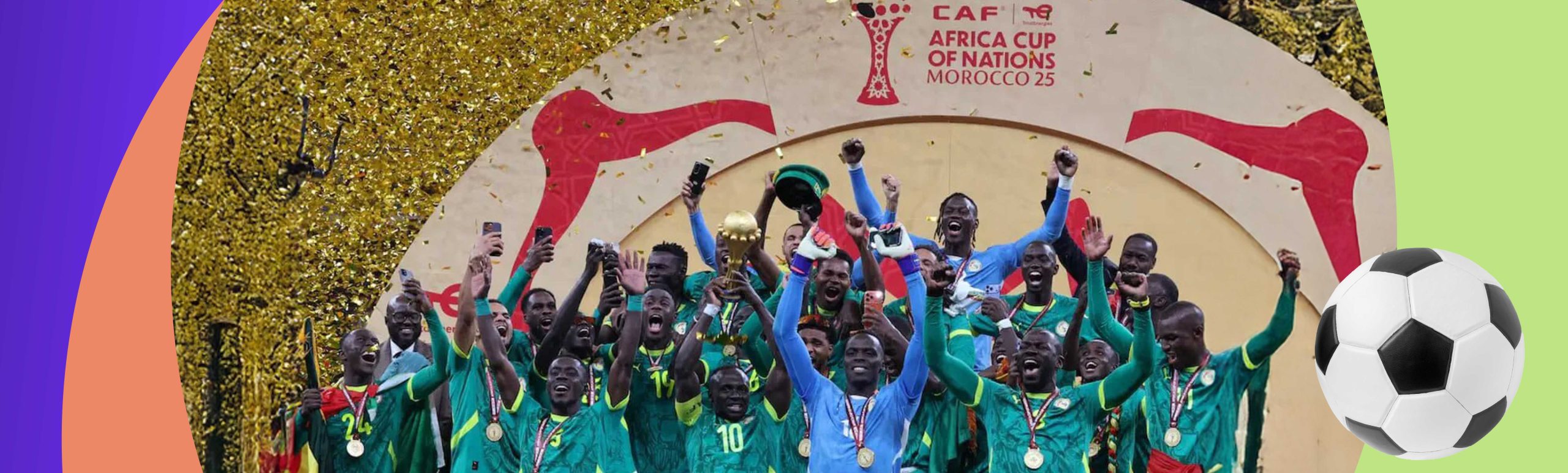 Сенегал, победитель Кубка африканских наций, потерпел техническое поражение, и чемпионский титул был присужден Марокко.
