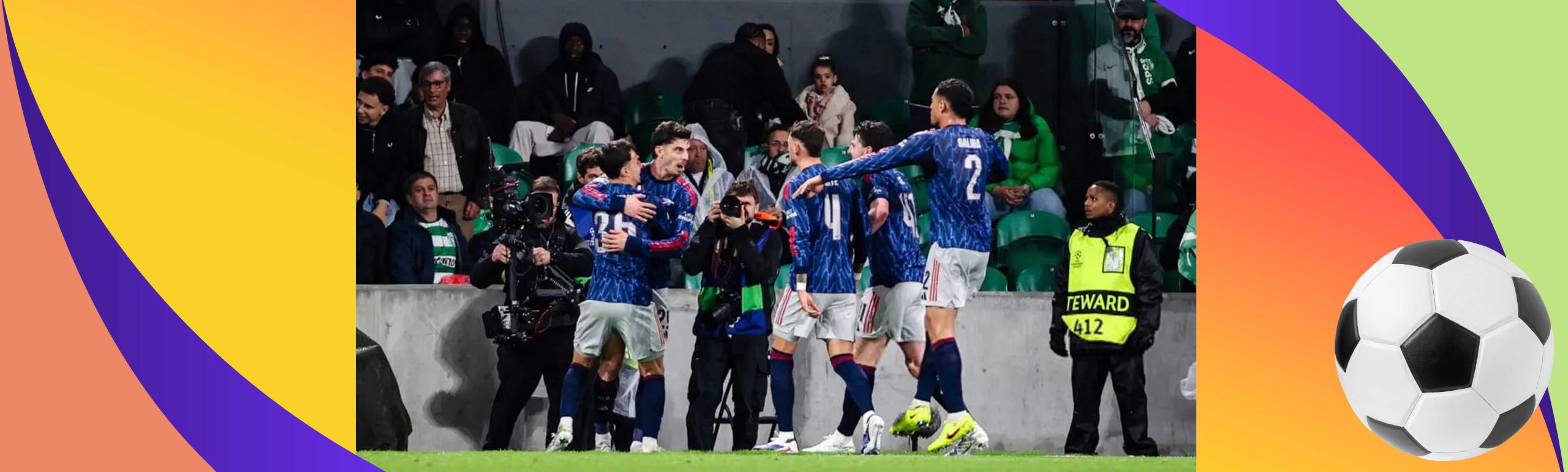 Лига чемпионов. «Арсенал» забил гол на 90+1 минуте и обыграл «Спортинг».